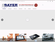 Tablet Screenshot of bayer-investment.com